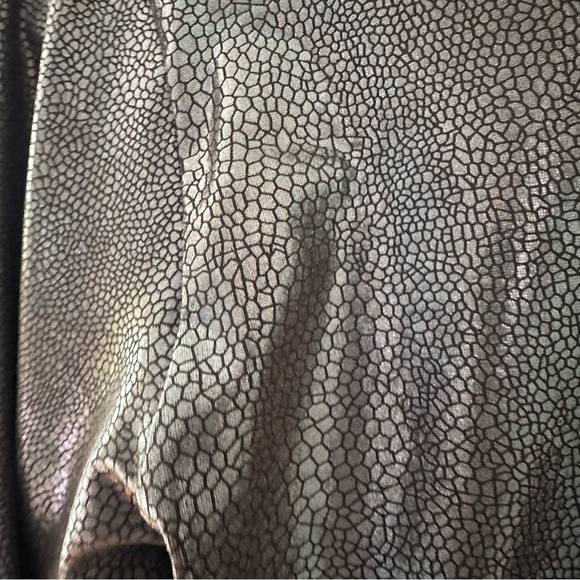 V-Neck Bodysuit with Fringe BLACK (Handmade Etsy Product) - Picture 8 of 9